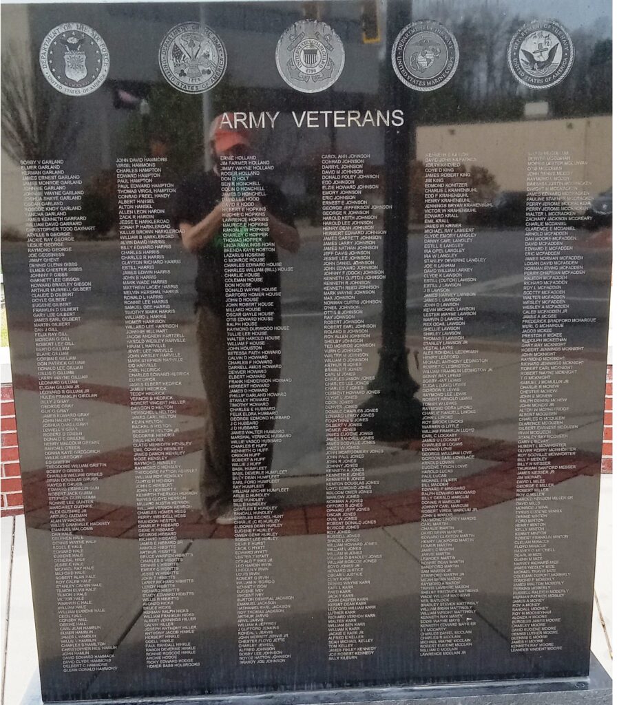 LAUREL COUNTY VETERANS MONUMENT STONE B