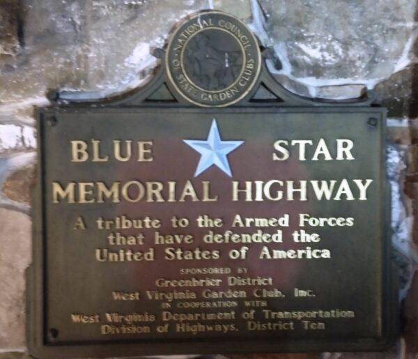 PRINCETON, WV BLUE STAR MEMORIAL HIGHWAY MARKER