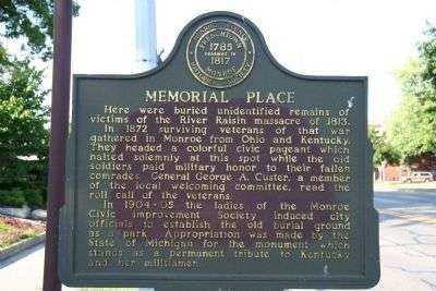 MEMORIAL PLACE MEMORIAL MARKER
