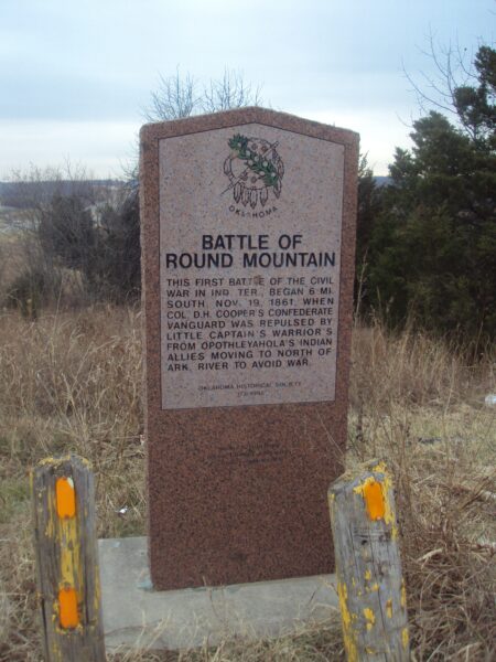 BATTLE OF ROUND MOUNTAIN WAR MEMORIAL
