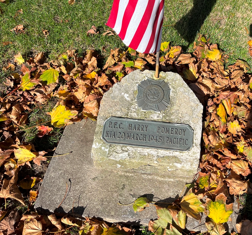 P.F.C. HARRY POMEROY WAR MEMORIAL