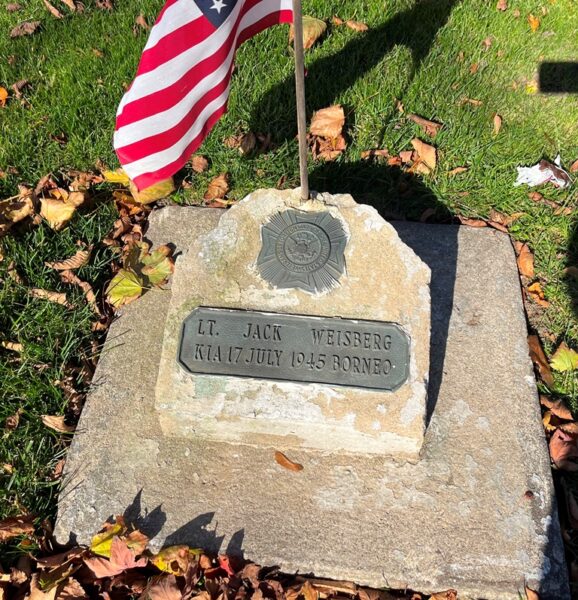 LT. JACK WEISBERG WAR MEMORIAL