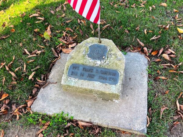 PVT. FRANK B. CAMBURN WAR MEMORIAL