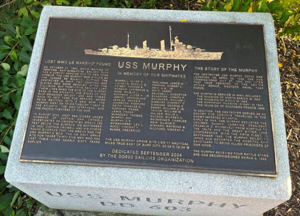 USS MURPHY WAR MEMORIAL