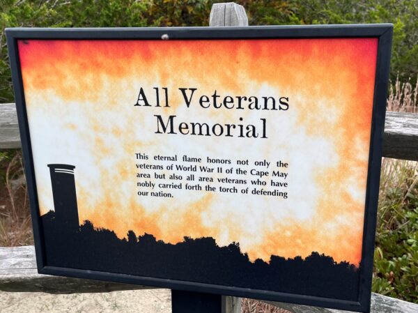ALL VETERANS ETERNAL FLAME MEMORIAL PLAQUE