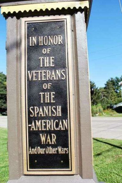 SHOPIERE WAR MEMORIAL CLOCK PLAQUE II