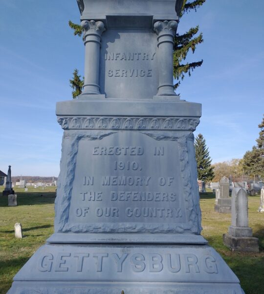 STRASBURG CIVIL WAR MEMORIAL SIDE A