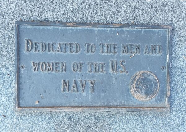 WOODSFIELD U.S. NAVY MEMORIAL TREE PLAQUE