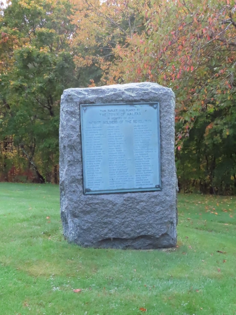 THE TOWN OF HALIFAX REVOLUTIONARY WAR MEMORIAL