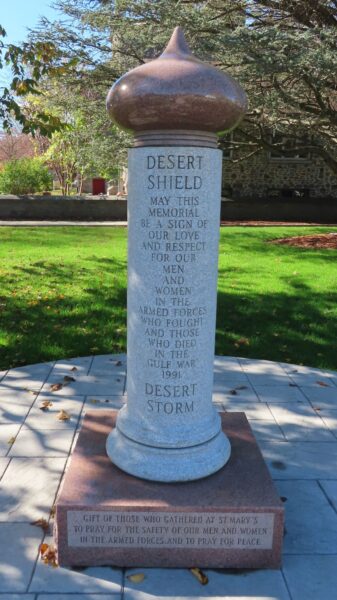 TAUNTON DESERT SHIELD DESERT STORM WAR MEMORIAL