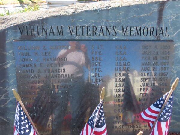 TAUNTON VIETNAM VETERANS MEMORIAL CLOSE-UP