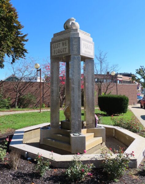 BRISTOL COUNTY WORLD WAR II PEACE MEMORIAL SIDE B