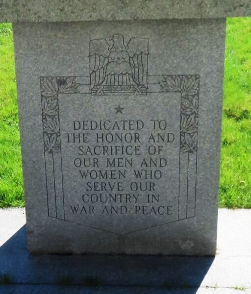 TAUNTON BRISTOL COUNTY WORLD WAR II AND KOREAN WAR VETERANS MEMORIAL FRONT