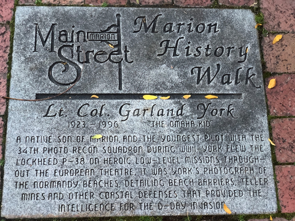 LT. COL. GARLAND YORK WAR MEMORIAL PAVER
