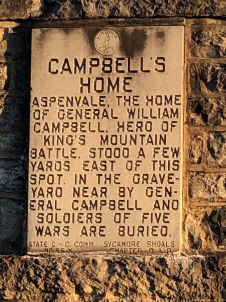 CAMPBELL’S HOME WAR MEMORIAL STONE