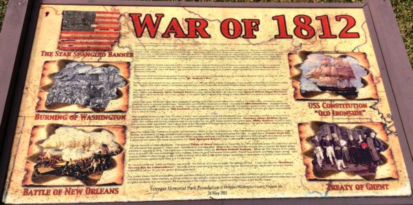 ABINGDON WAR OF 1812 MEMORIAL PANEL