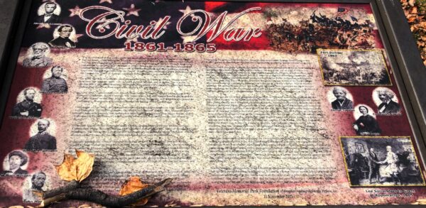 CIVIL WAR 1861-1865 MEMORIAL PLAQUE