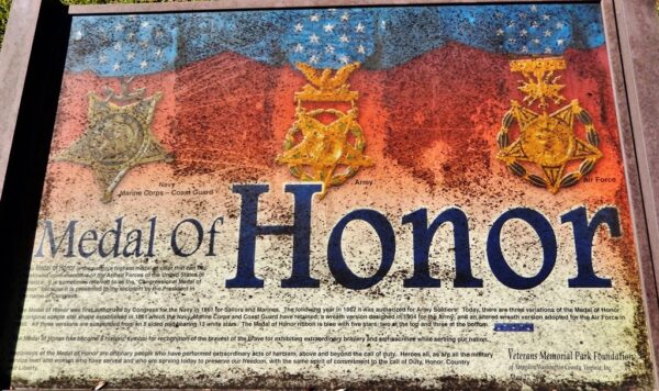 ABINGDON MEDAL OF HONOR WAR MEMORIAL PLAQUE