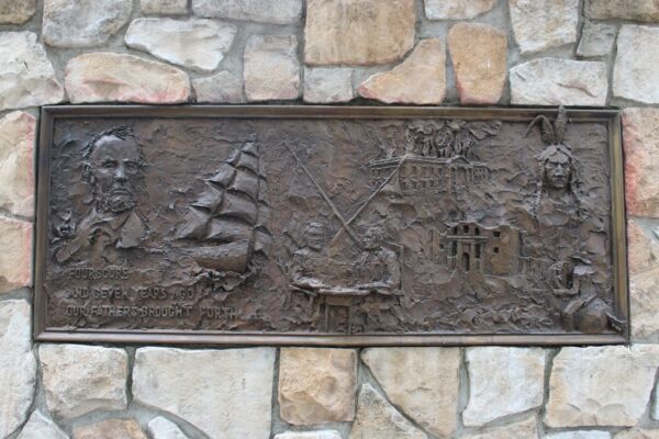 ALL WARS MEMORIAL PLAQUE F