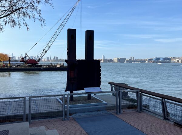 WORLD TRADE CENTER BUILDING FRAGMENT-SEPTEMBER 11, 2001 MEMORIAL