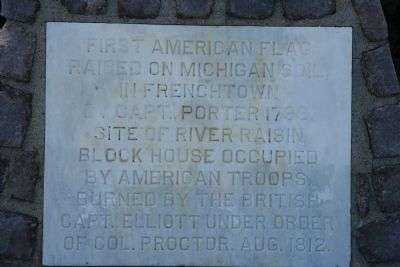 FIRST AMERICAN FLAG MEMORIAL PLAQUE