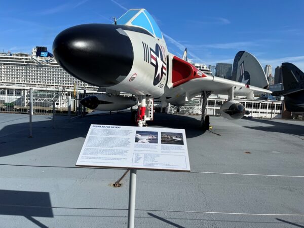 DOUGLAS F4D SKYRAY MEMORIAL AIRCRAFT