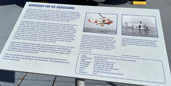 SIKORSKY HH-52 SEAGUARD MEMORIAL AIRCRAFT PLAQUE