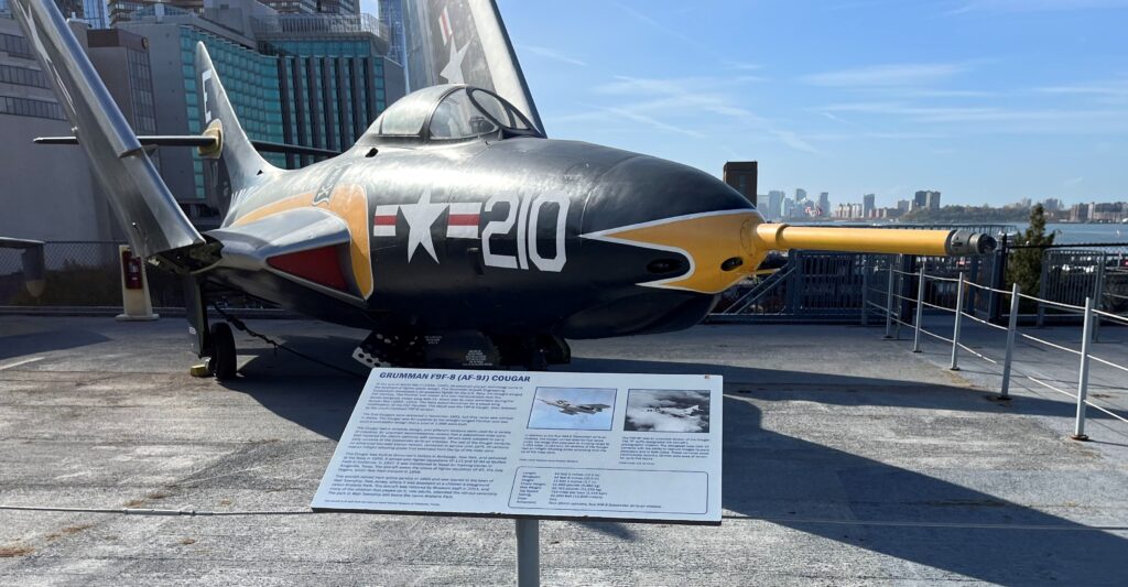 GRUMMAN F9F-8 (AF-9J) COUGAR MEMORIAL AIRCRAFT