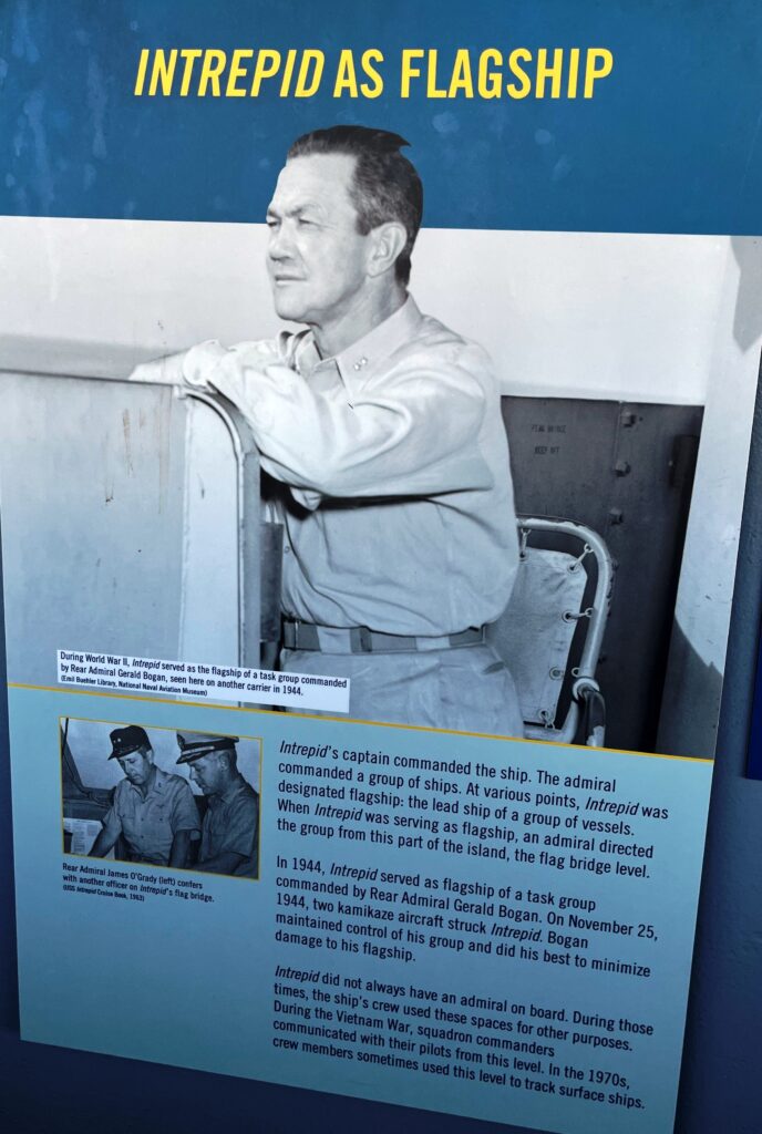 INTREPID AS FLAGSHIP WAR MEMORIAL PLAQUE