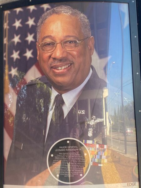 MAJOR GENERAL LEONARD RANDOLPH JR. MEMORIAL PLAQUE