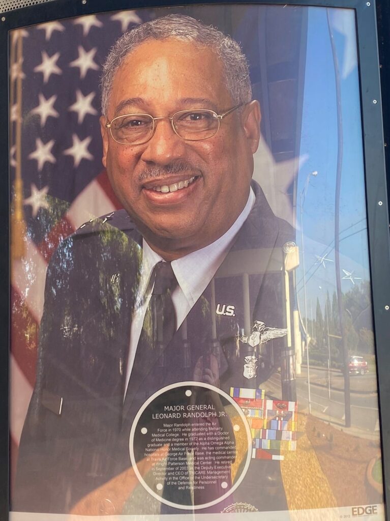 MAJOR GENERAL LEONARD RANDOLPH JR. MEMORIAL PLAQUE