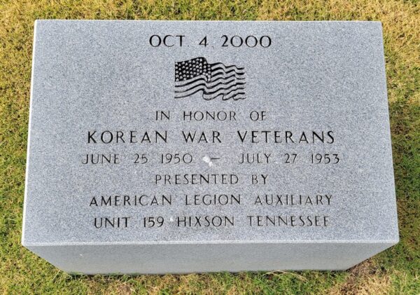 IN HONOR OF KOREAN WAR VETERANS MEMORIAL