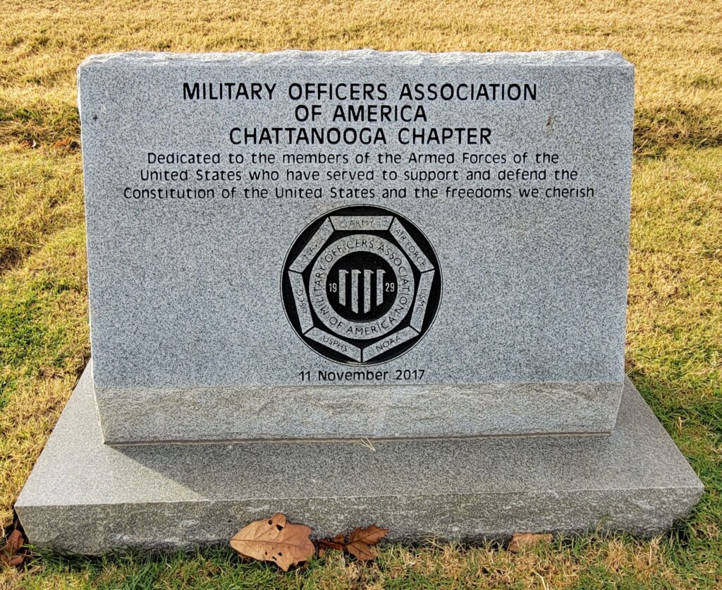 MILITARY OFFICERS ASSOCIATION OF AMERICA CHATTANOOGA CHAPTER VETERANS MEMORIAL
