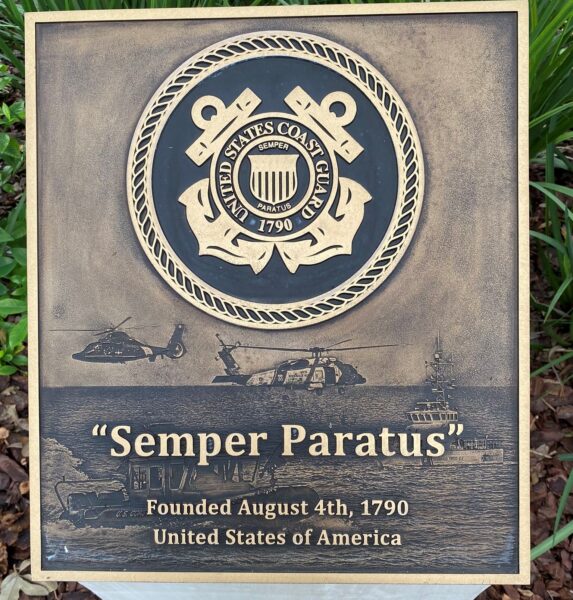 “SEMPER PARATUS” 1790 MEMORIAL PLAQUE