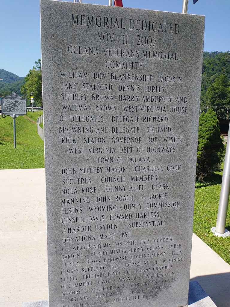 AFTER THE FLAG IS FOLDED WAR MEMORIAL BACK