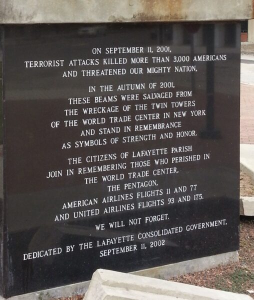 LAFAYETTE 9-11 MEMORIAL SIDE B