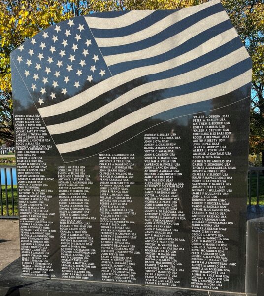 OUR VETERANS MONUMENT LEFT STONE