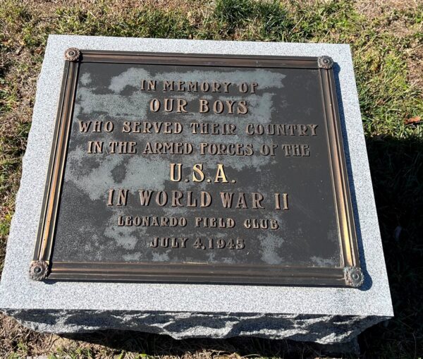 LEONARD FIELD CLUB WORLD WAR II MEMORIAL
