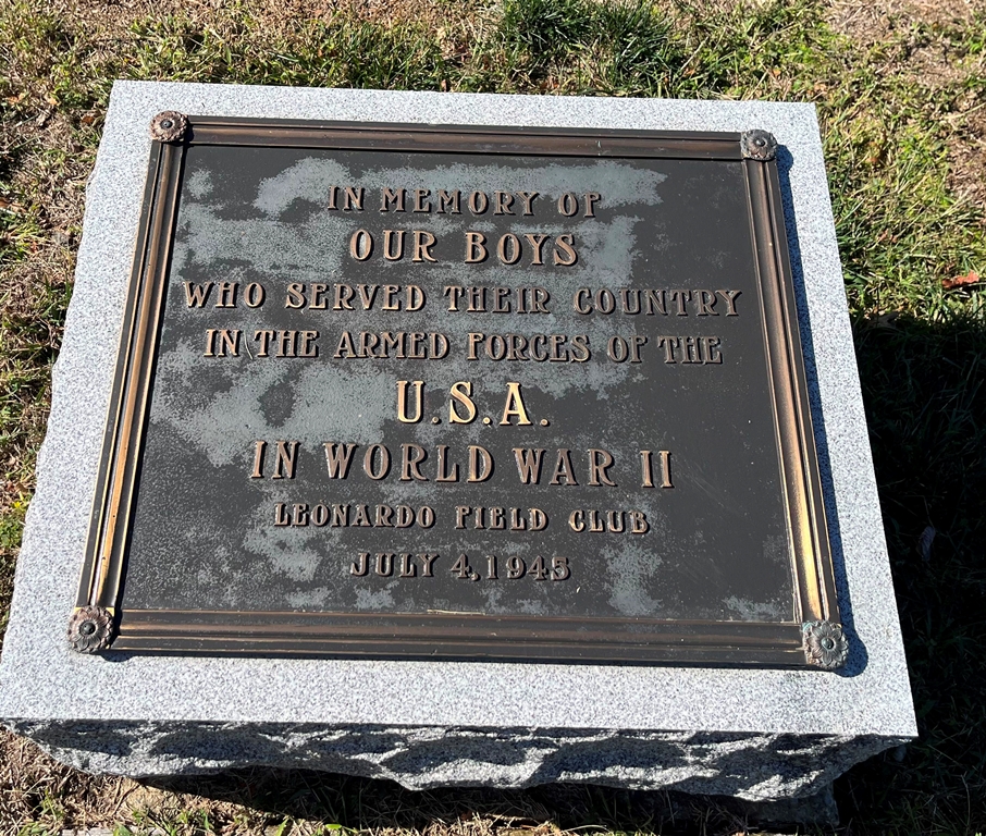 LEONARD FIELD CLUB WORLD WAR II MEMORIAL