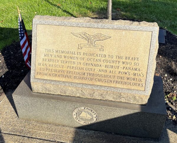 OCEAN COUNTY LEST WE FORGET WAR MEMORIAL