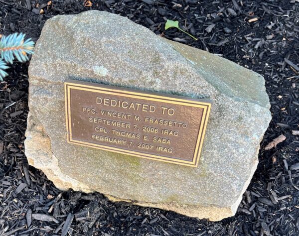 PFC. VINCENT M. FRASSETTO AND CPL. THOMAS E. SABA WAR MEMORIAL