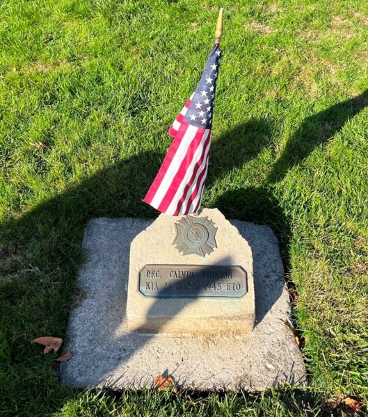 P.F.C. CALVIN JOHNSON WAR MEMORIAL