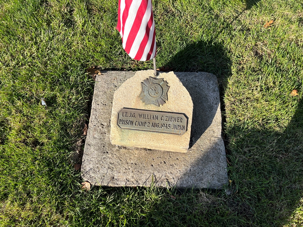 LT. J.G. WILLIAM C. ZIEMER WAR MEMORIAL