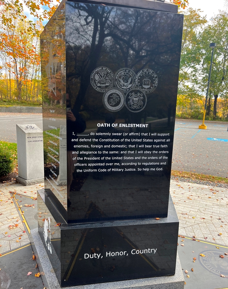 THE NEW JERSEY GOLD STAR FAMILY MONUMENT SIDE D