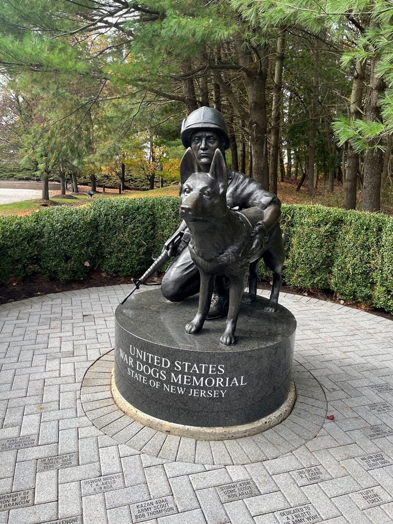 UNITED STATES WAR DOG MEMORIAL STATE OF NEW JERSEY