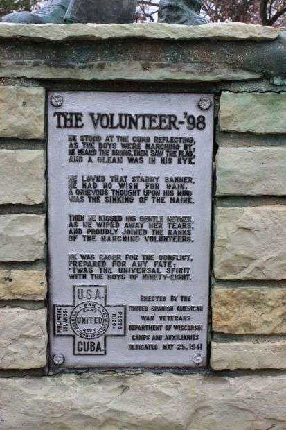 THE VOLUNTEER-’98 WAR MEMORIAL PLAQUE