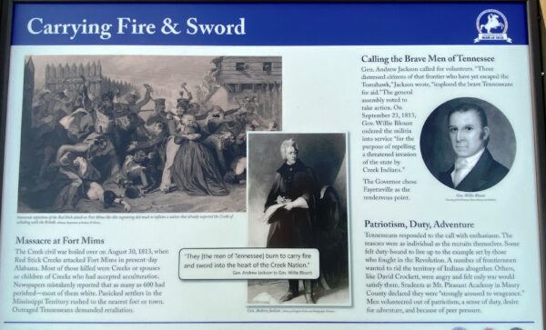 CARRYING FIRE AND SWORD WAR MEMORIAL PLAQUE