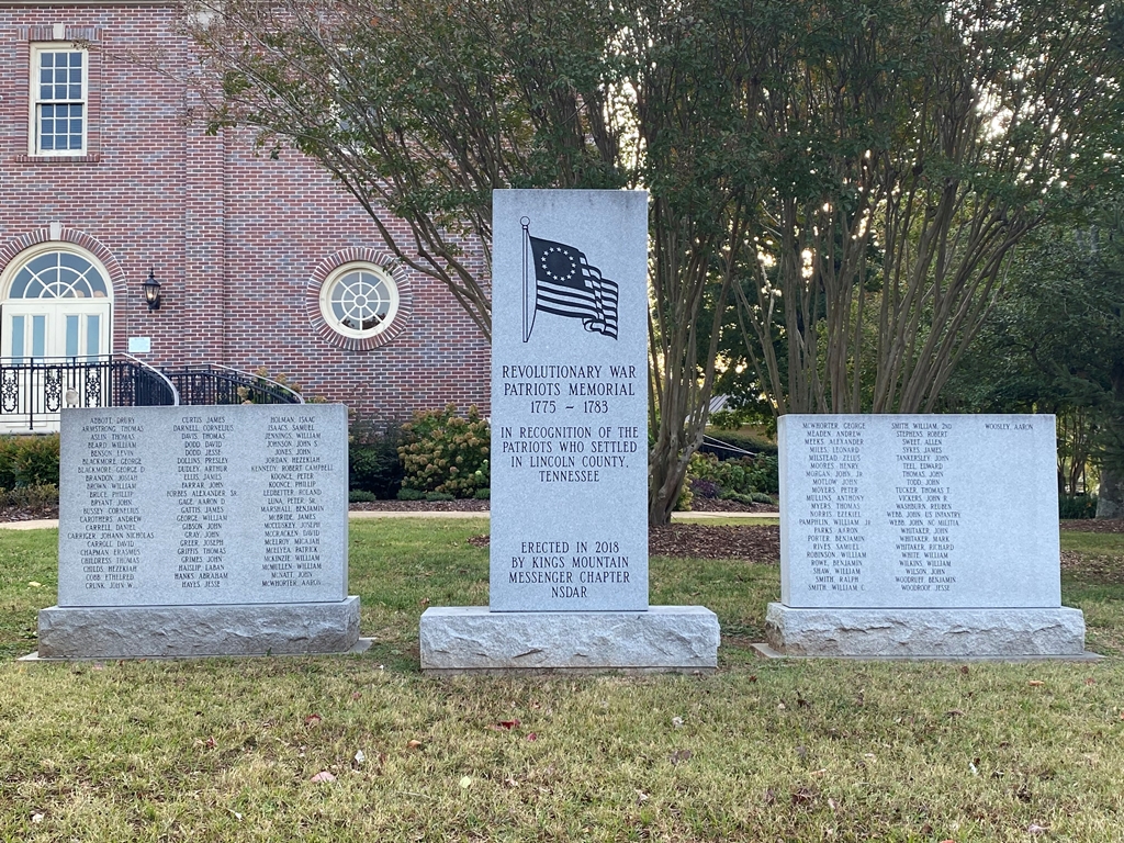LINCOLN COUNTY REVOLUTIONARY WAR PATRIOTS MEMORIAL