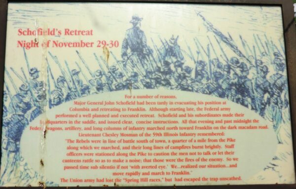 SCHOFIELD’S RETREAT WAR MEMORIAL PANEL