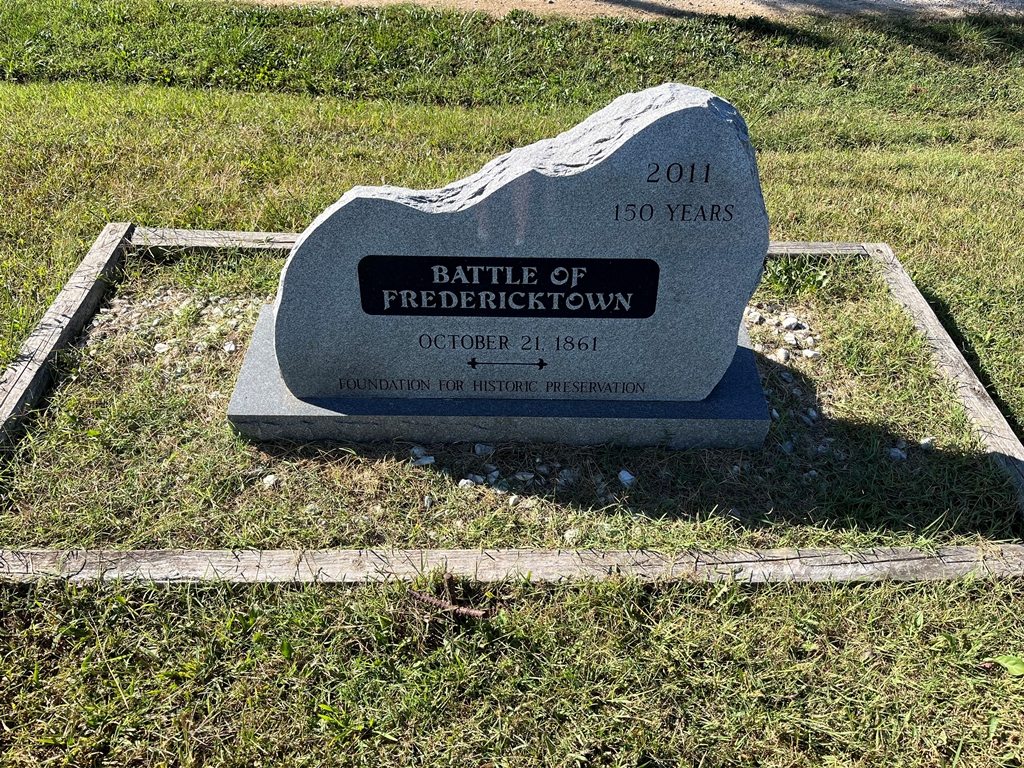 150 YEARS BATTLE OF FREDERICKTOWN WAR MEMORIAL